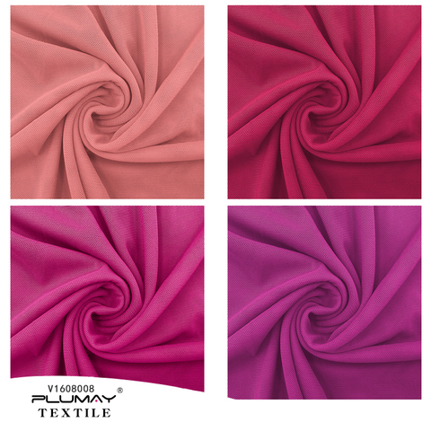 Mesh fabric 4 way stretch Nylon Spandex DIY high elastic hexagonal 40D power wedding decoration  tulle Solid colorBride veil ► Photo 1/6