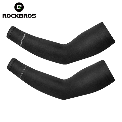 ROCKBROS Ice Fabric Running Arm Warmers UV Protect Arm Sleeves Basketball Camping Riding Outdoors Sports Wear Protective Gear ► Photo 1/6