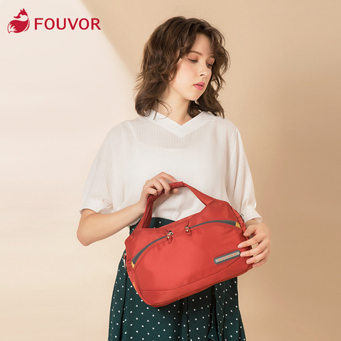 Fouvor 2022 New Fashion Oxford Handbag For Women Nylon Large Capacity Canvas Bag Female shoulder Messenger bag 2587-10 ► Photo 1/5