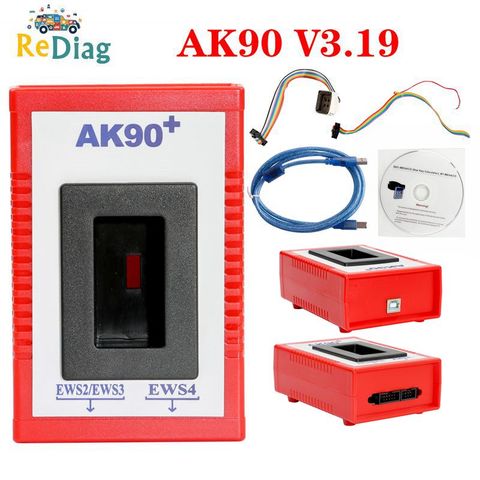 AK90+ Key Programmer For BMW EWS2/3/4 Key Code Reader V3.19 Newest Version AK90 Key Maker For BMW Programming Tool ► Photo 1/6