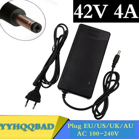 42V 4A Smart Battery Charger for 10Series 36V 37V Li-ion e-bike Electric Bicycle Battery Charger DC 5.5mm*2.1mm fast charging ► Photo 1/6