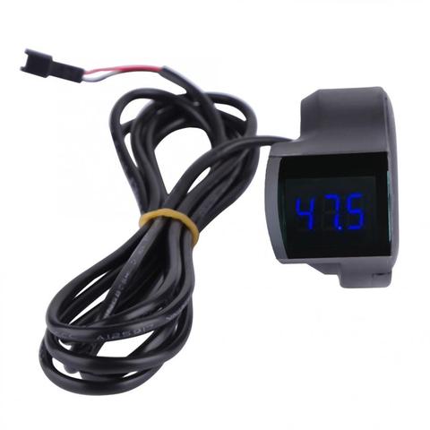 12-99V Universal Electric Bicycle Voltage Display Handlebar Voltmeter Display for Electric Bike Scooter e-bike accessories ► Photo 1/6