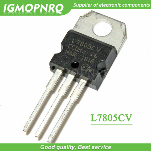 10PCS L7805CV L7805 7805 transistor three terminal voltage regulator TO-220 new original ► Photo 1/1