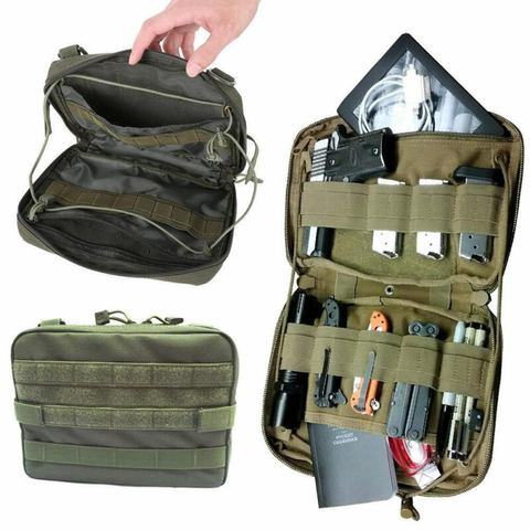 Tactical Molle Pouch CyberDyer EDC Pocket Organizer Military Fanny Bag Casual Waterproof Travel Zip Travel Multifunction Handbag ► Photo 1/6