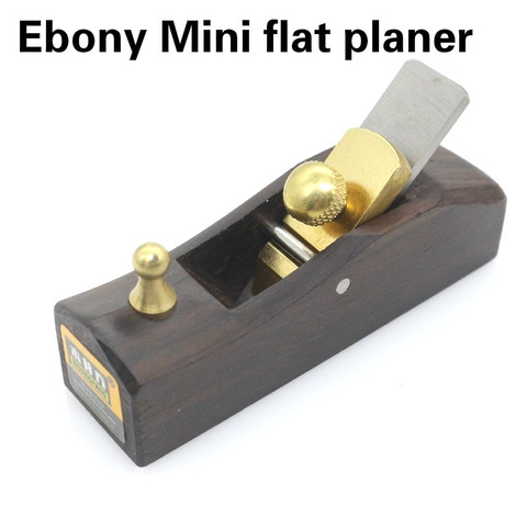 DIY Mini Ebony Wood Planer Easy Operated Hand Tool Durable Flat Bottom Wood Trimming Plane for Woodworking Wooden Planing ► Photo 1/5