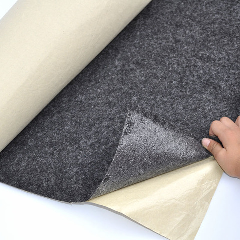 Subwoofer Speaker Sound-absorbing Cotton self-adhesive felt Flannel For Stage Car Subwoofer Speaker Indoor KTV Room Good Quality ► Photo 1/6