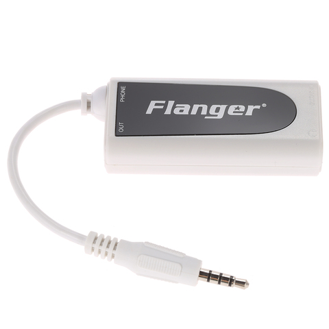 Flanger Fc-21Music Converter Adapter Small and Exquisite White Guitar Bass for Android Apple iPhone iPad iPod Touch High Quality ► Photo 1/6