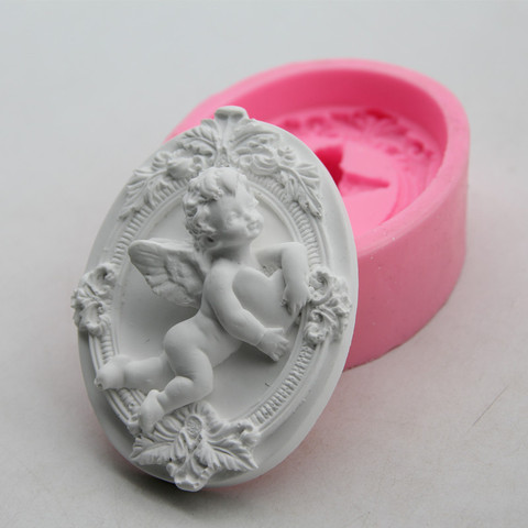 Angel Mould Cake Silicone Mold 3D Soap Decorating Mould Candy Chocolate Molds Fondant Cake Tool Plaster Clay Crafts ► Photo 1/6