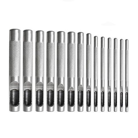 1pc White Leather Punching Tool Leather Punch Leathercraft Hole Craft Hollow Puncher Belt Punch 1mm-25mm can choose ► Photo 1/6
