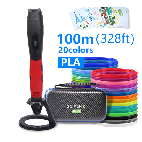 High quality 3D pen 3D printing pen,ABS and PLA filament 1.75mm. USB output, low voltage security, with beautiful storage bag ► Photo 1/6