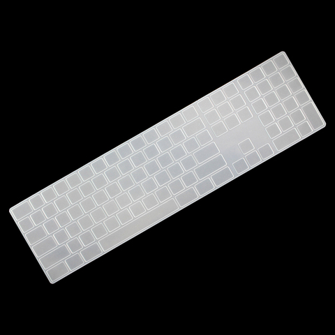 Magic Keyboard Silicone Keyboard cover A1644 A1314 Cover Skin Protector For Apple imac Keyboard with Number key A1843 A1243 ► Photo 1/6