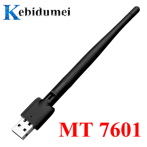 Kebidumei Freesat MT-7601 USB Network Card WiFi Wireless Antenna LAN Adapter For TV Set Top Box USB Wi-fi Adpater ► Photo 1/6