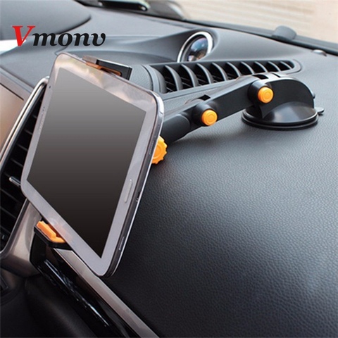 Vmonv Tablet Phone Stand for IPAD Air Mini 1 2 3 4-11Inch Strong Suction Tablet Car Holder Stand for ipad iPhone X 8 7 Tablet PC ► Photo 1/6