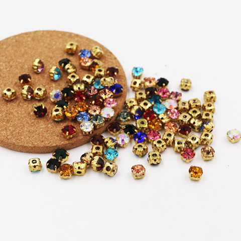 New Design  Flatback Crystal gold claw DIY Glass Sewing Rhinestones ,diy/garment accessory ► Photo 1/6