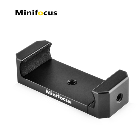 New Aluminum Mobile Cell Phone Clip Holder Clamp Bracket with Cold Shoe Mount for Smartphone Hand Grip Video Vlogging Hanlde Kit ► Photo 1/6