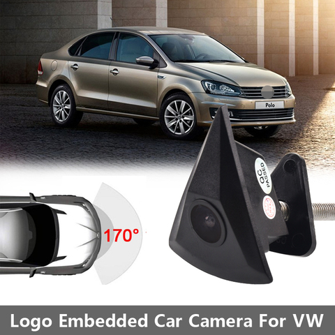 HD Car CCD Front View Camera For VW Passat B5 B6 B7 Tiguan Golf MK5 MK6 Touran Polo Sedan Beetle ► Photo 1/6