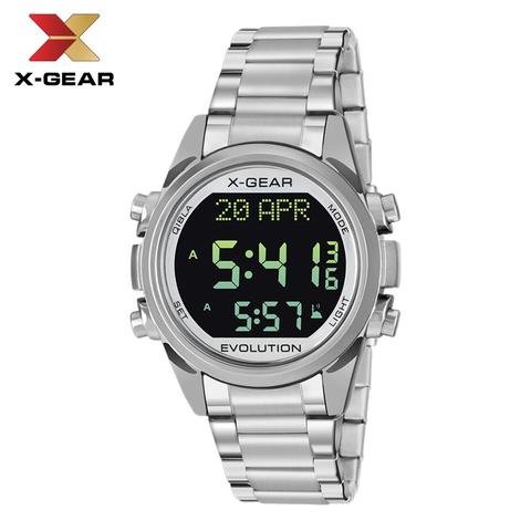 Buy Online Al X Gear Brand Muslim Azan Watch In Arabic Waterproof Best Muslim Gift Prayer Qibla Watch Hijri Calendar Silver Islamic Watch Alitools