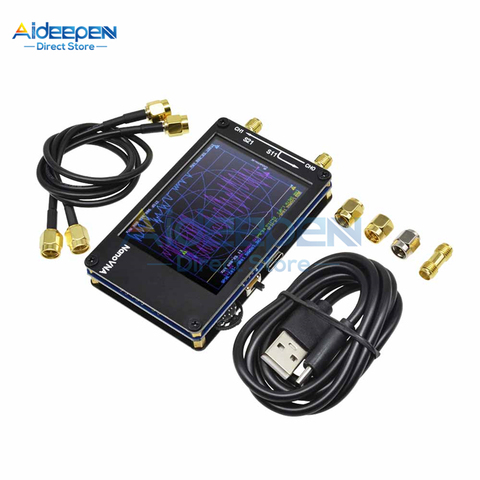 2.8 inch LCD NanoVNA Vector Network Analyzer Kit MF HF VHF UHF 50KHz-900MHz Antenna Analyzer Built-in Battery+USB Type-C Cable ► Photo 1/6