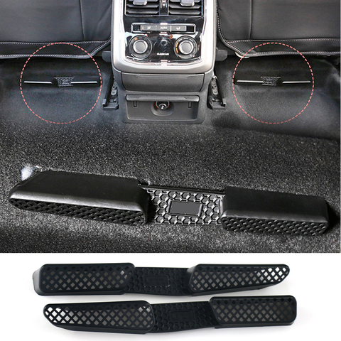 2PCS For Skoda Yeti 5L 2009-2017 Car Seat Floor Heater Air Conditioner Duct Vent Cover Outlet Grille Protective Trim ► Photo 1/1