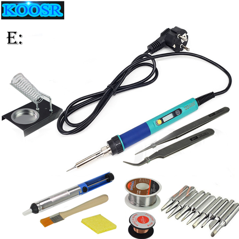 60W220V/110V CXG 936d Digital LCD Adjustable temperature Electric Solder station Welding Tools kit Electric Soldering iron EU/US ► Photo 1/6