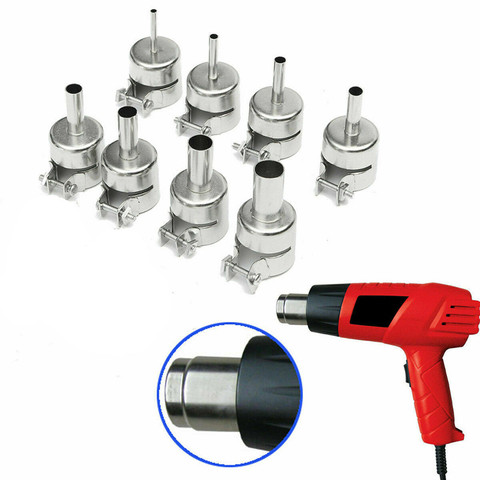 1PCS  3-12MM Universal Nozzle Stainless Steel Soldering Heat Gun Circular Nozzles for 850 852 Series Welding Soldering Supplies ► Photo 1/6