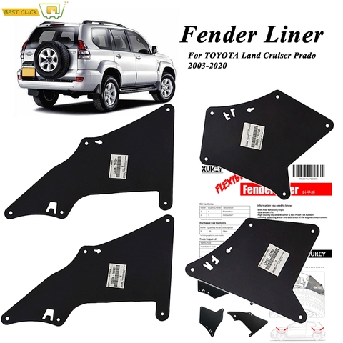 Mud Flaps For Toyota Land Cruiser Prado 03-20 Splash Guards Mudflaps Fender Liners Shield Seal 5388635020 5373535150 5373635150 ► Photo 1/6