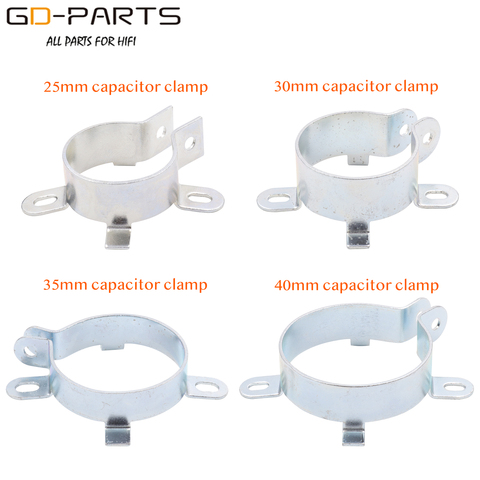 Capacitor Clamp Durable Capacitor Bracket Clamp Holder Clap 25mm 30mm 35mm 40mm Mounting Clip Tin Plated 2PCS ► Photo 1/5