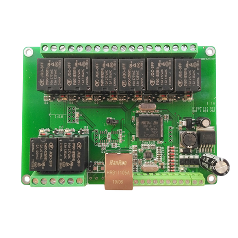 Ethernet Relay Network Wifi Switch Modbus MQTT TCP UDP Web HTTP Schedule Task CAN RS485 CoAP Domoticz Timer Module ► Photo 1/6