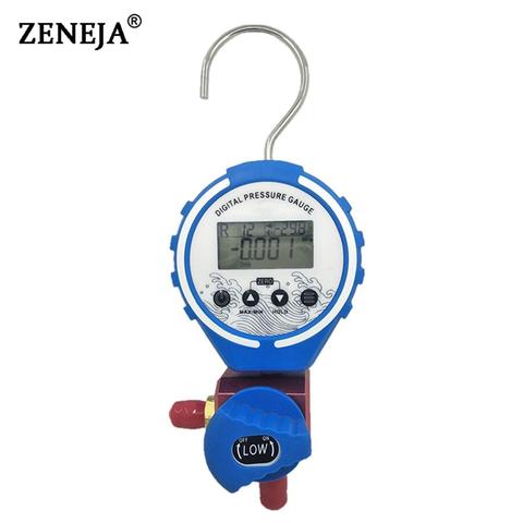 Pressure Gauge Refrigeration Manifold Tester Meter Digital Vacuum Pressure HVAC Temperature Tester Freon Pressure ► Photo 1/6