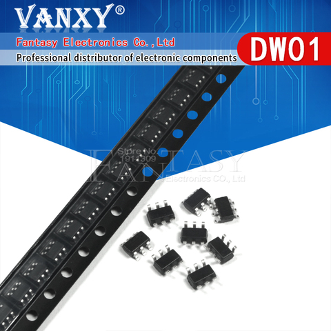 50PCS DW01 SOT23-6 SOT SMD new and  original IC ► Photo 1/3