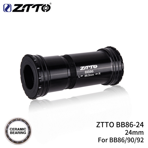 ZTTO BB86 24mm CERAMIC BB92 BB90 Press Fit Bottom Brackets Thread lock for Road Bicycle Mountain bike 24 shaft Crankset chainset ► Photo 1/6