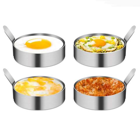 Stainless Steel Omelette Fried Egg Pancake Shaper Mold Mould Frying Egg Rings Cooking Kitchen Gadget ► Photo 1/2