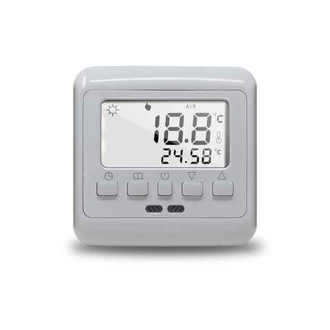 Mechanical Digital Floor Heating Thermostat Underfloor Warm Temperature Controller Weekly Programmable with LCD Backlight ► Photo 1/6