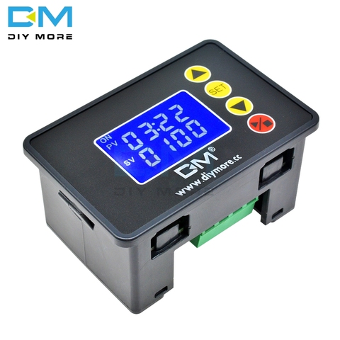 AC 110V-220V DC 12V 240W 24V 1.37 inch 1.37'' LCD Display Microcomputer Time Controller Control 54 Work Mode Delay Relay Module ► Photo 1/6