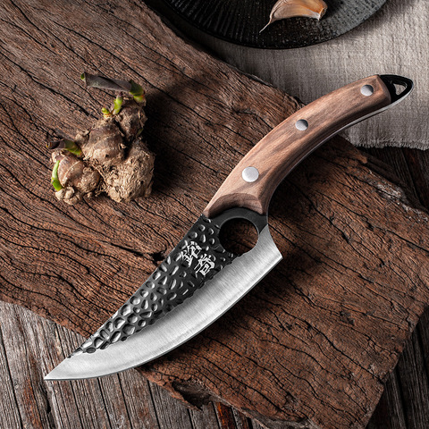 Best VG10 Damascus Scimitar Butcher Knife for Sale