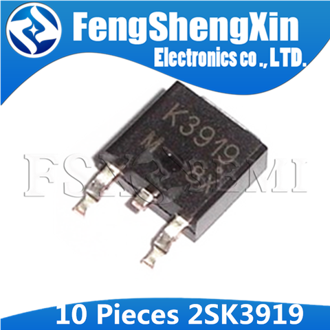 10pcs 2SK3919 TO-252 K3919 TO252  SWITCHING N-CHANNEL POWER MOSFET ► Photo 1/1
