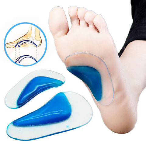 Kids Orthotic Insole Arch Support Silicone Children Insole Flat Foot Flatfoot Corrector Shoe Cushion Insert Gel orthopedic pad ► Photo 1/6