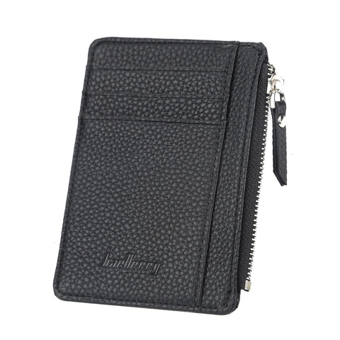 New Card Holder Women Soft Leather Key Chain Bag Small Card Wallets Female Organzier Mini Credit Card Case Zipper Coin Bags ► Photo 1/6