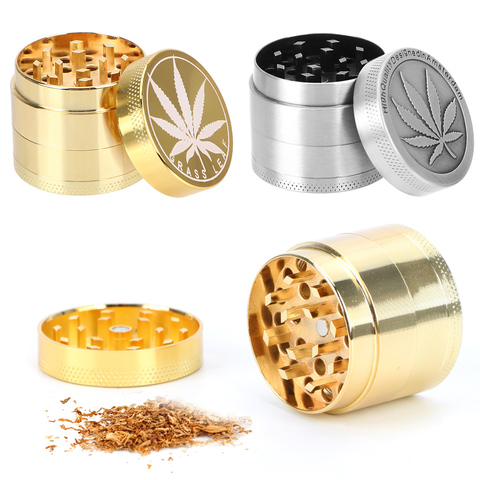 4 Layer Tobacco Herb Spice Grinder Herbal Alloy Smoke Metal