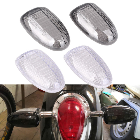 E-Mark For BMW K1200RS R850R R1100R R1100S R1150R R1150GS R1200C 1Pair Front Turn Signal Lamp Indicator Light Blinker Lens Cover ► Photo 1/6