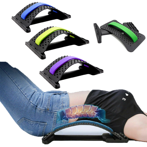 Back Strecher Equipment Massager Magic Stretch Fitness Lumbar Support Relaxation Spine Pain Relief ► Photo 1/6