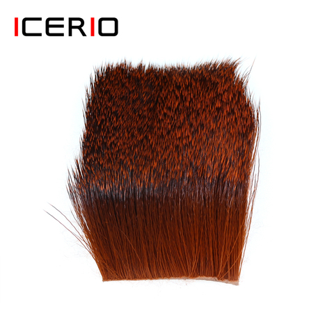 ICERIO 1 Piece Natural Deer Hair Patch Dry Flies Hopper Caddis Wings and Bodies Spinning Bass Bugs Fly Tying Materials ► Photo 1/6