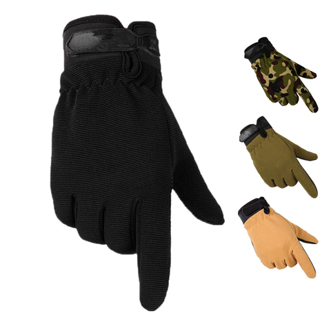 Outdoor Hiking Gloves Tacticos Luva Anti-slip Resistant Fabric
