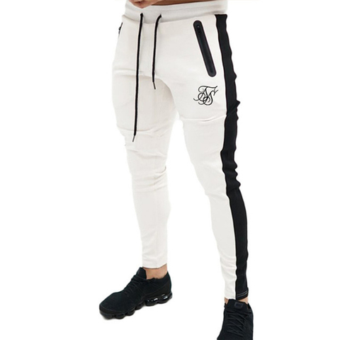 Men's high-quality Sik Silk brand polyester trousers fitness casual trousers daily training fitness casual sports jogging pants ► Photo 1/6