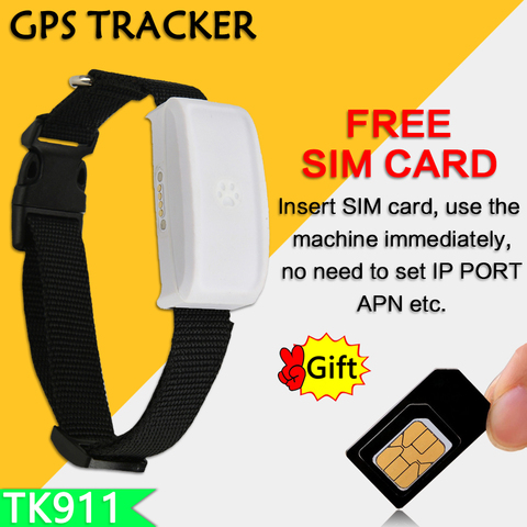 GPS Tracker TK911 Mini Pet Tracking Device GPS WIFI Locator Waterproof 400hours Standby Time Free Lifetime App Web Tracking ► Photo 1/1