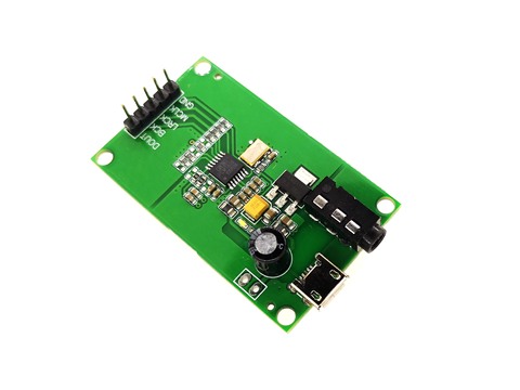 PCM1808 ADC AUX 3.5 Stereo single-end analog audio to I2S IIS digital output board encoding DC USB 5V ► Photo 1/1