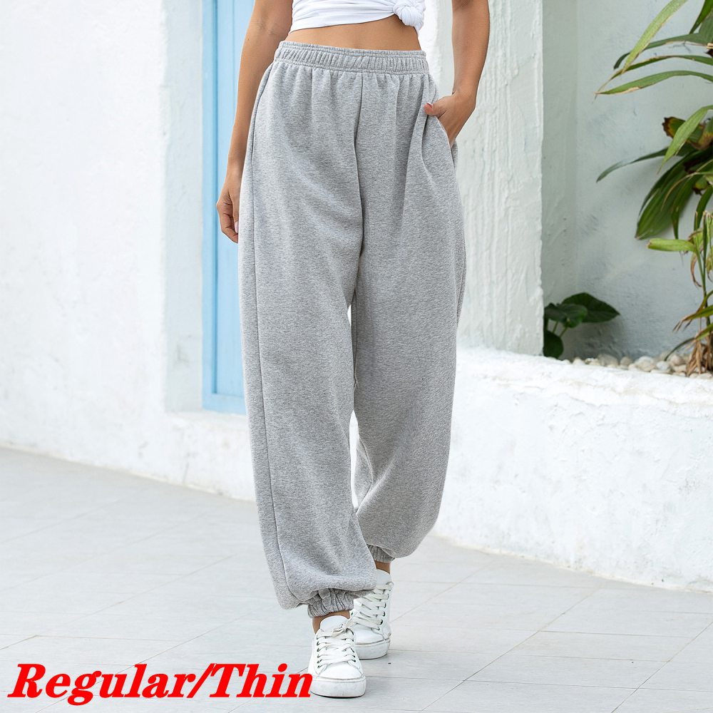 Winioder Wide Leg Sweatpants for Women Elastic High Waisted Baggy Sweat  Pants Teen Girls Oversized Straight Leg Sweatpants(Grey,Large), Grey, L :  Buy Online at Best Price in KSA - Souq is now