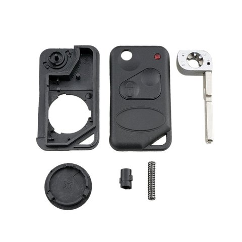 FITS for LAND/RANGE ROVER P38 Replacement 2button Flip Key Case FOB with blank blade ► Photo 1/6