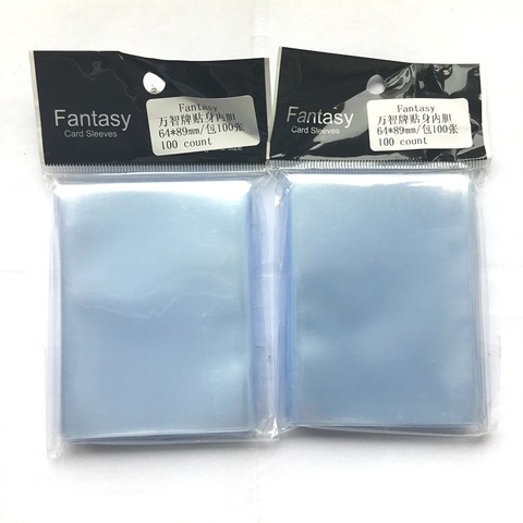 1-800pcs 64*89mm Card Sleeves Cards Protector Barrie for magical the Pokmen tcg board game sleeves GYH star cards ► Photo 1/3
