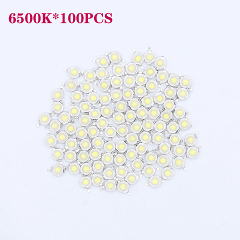10PCS 100PCS High power led beads 1w 3w 5w 3.2V-3.6V white SMD Chip LED Diodes for DIY Bulb Light Beads ► Photo 1/6